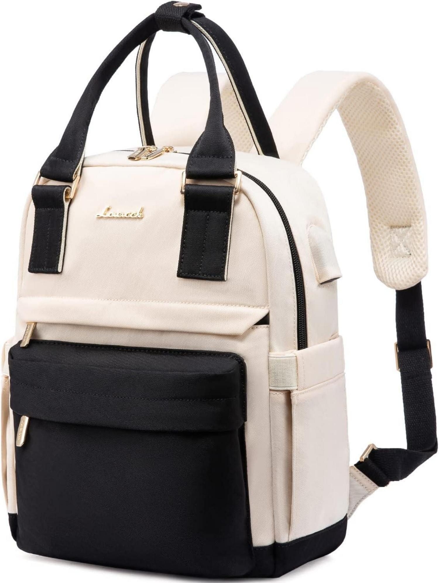 LuxusKollektion Cityrucksack Rucksack Damen klein Cityrucksack Handtasche 2 in 1 Mini Tasche