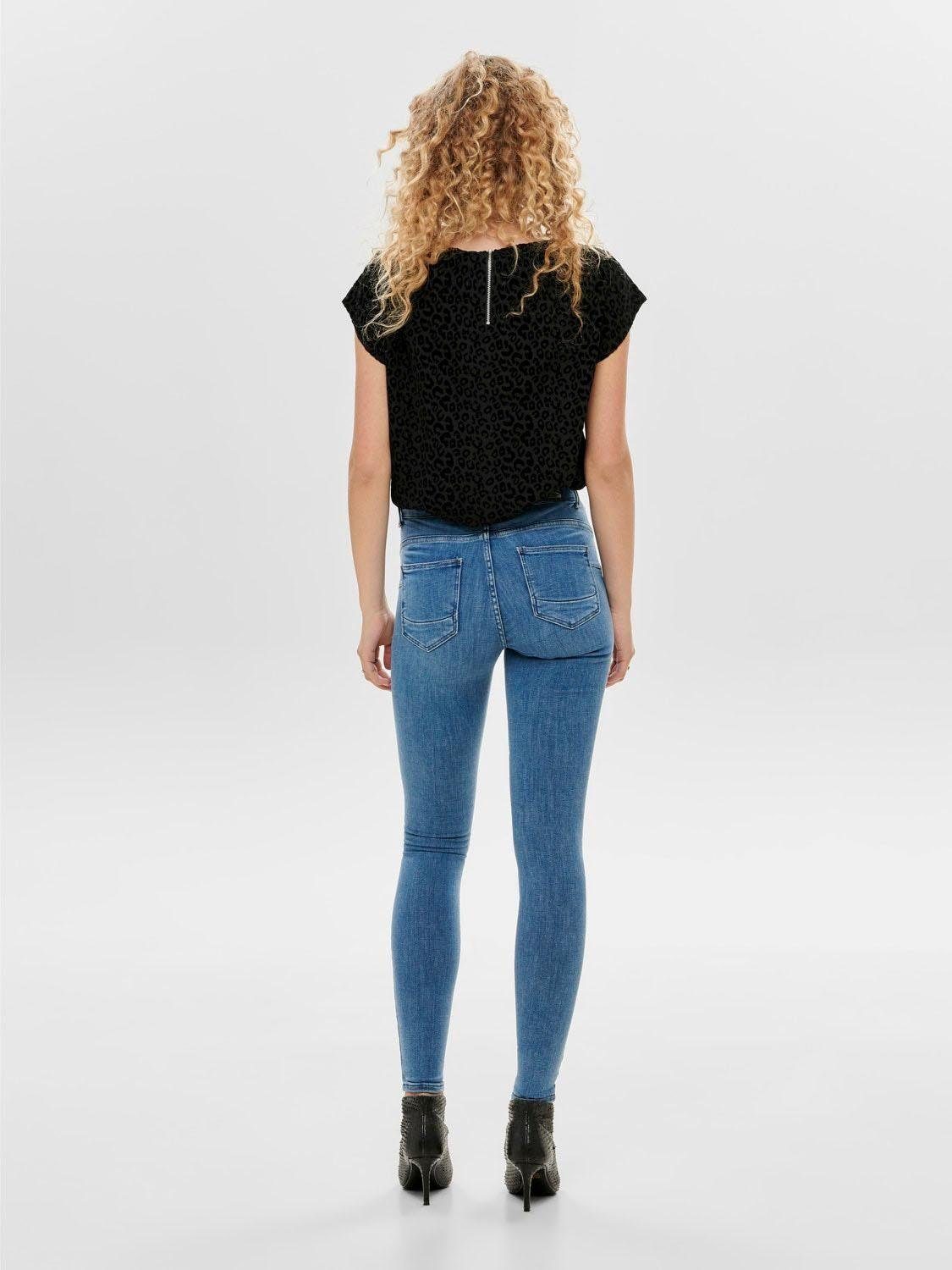 ONLY Skinny-fit-Jeans ONLPOWER LIFE MID PUSH günstig online kaufen