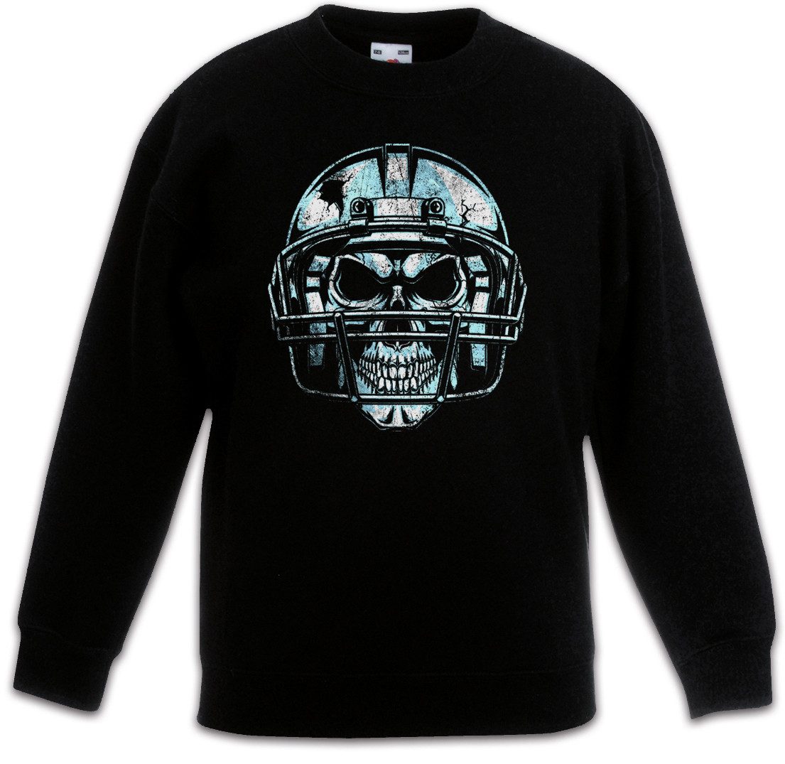 Sweatshirt American Football Skull Kinderpullover Player Ball Spieler Team Skull
