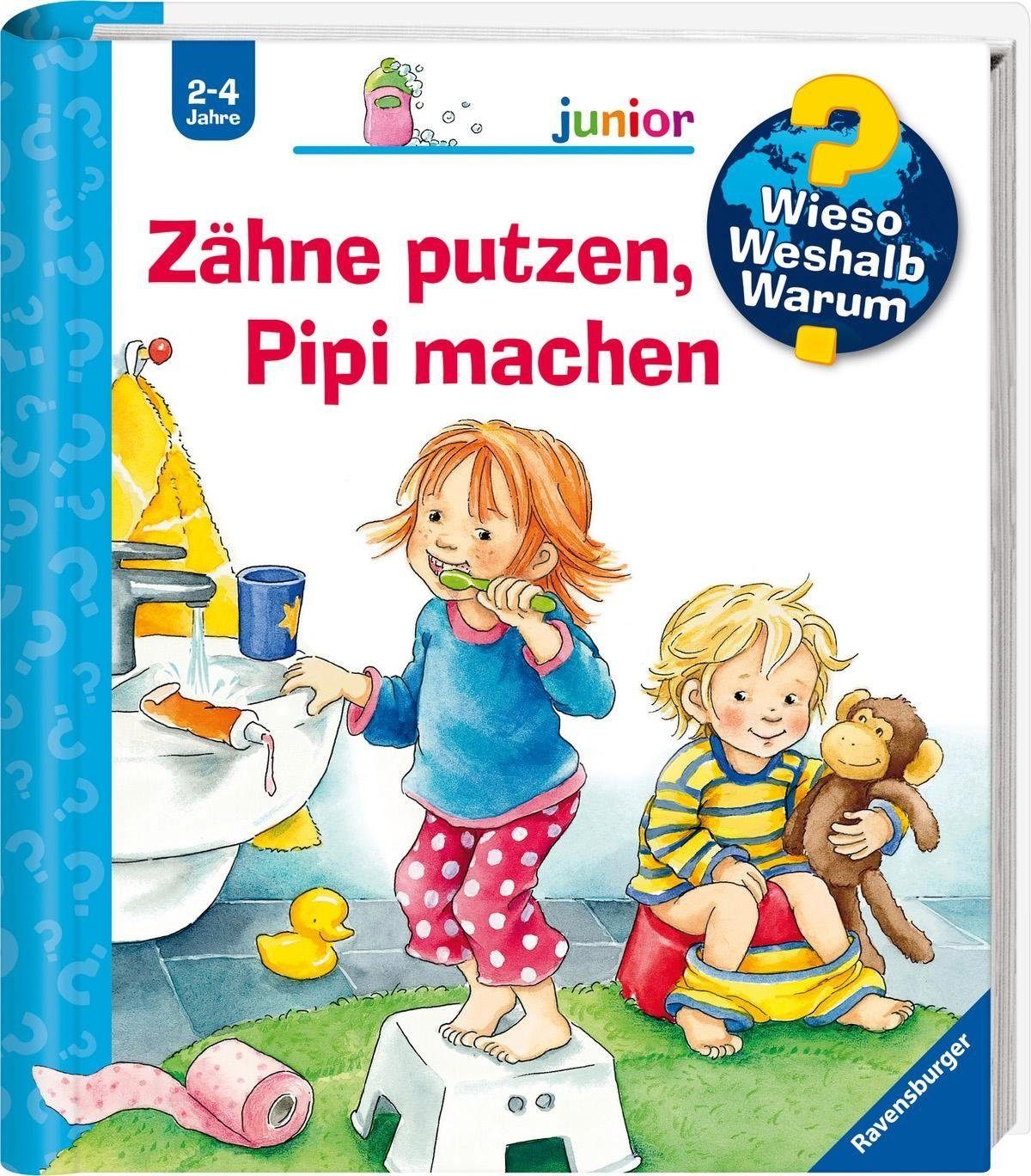Ravensburger Buch Zähne putzen, Pipi machen - Wieso? Weshalb? Warum? Junior, Made in Europe