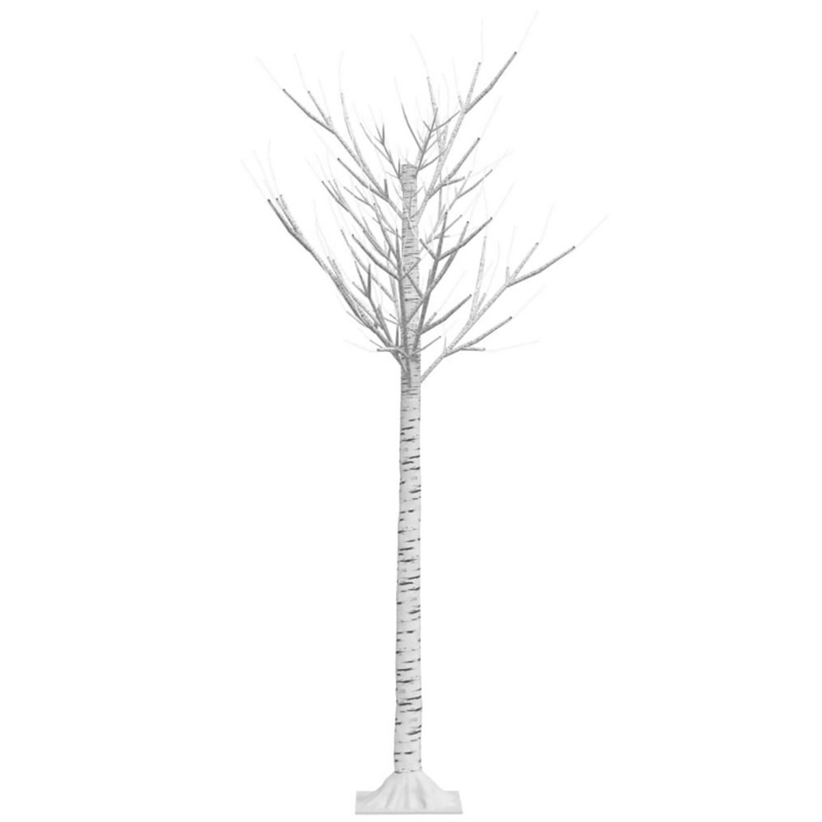 Indoor 120 LEDs Christbaumständer Outdoor Weide 1,2m Weihnachtsbaum DOTMALL Bunt