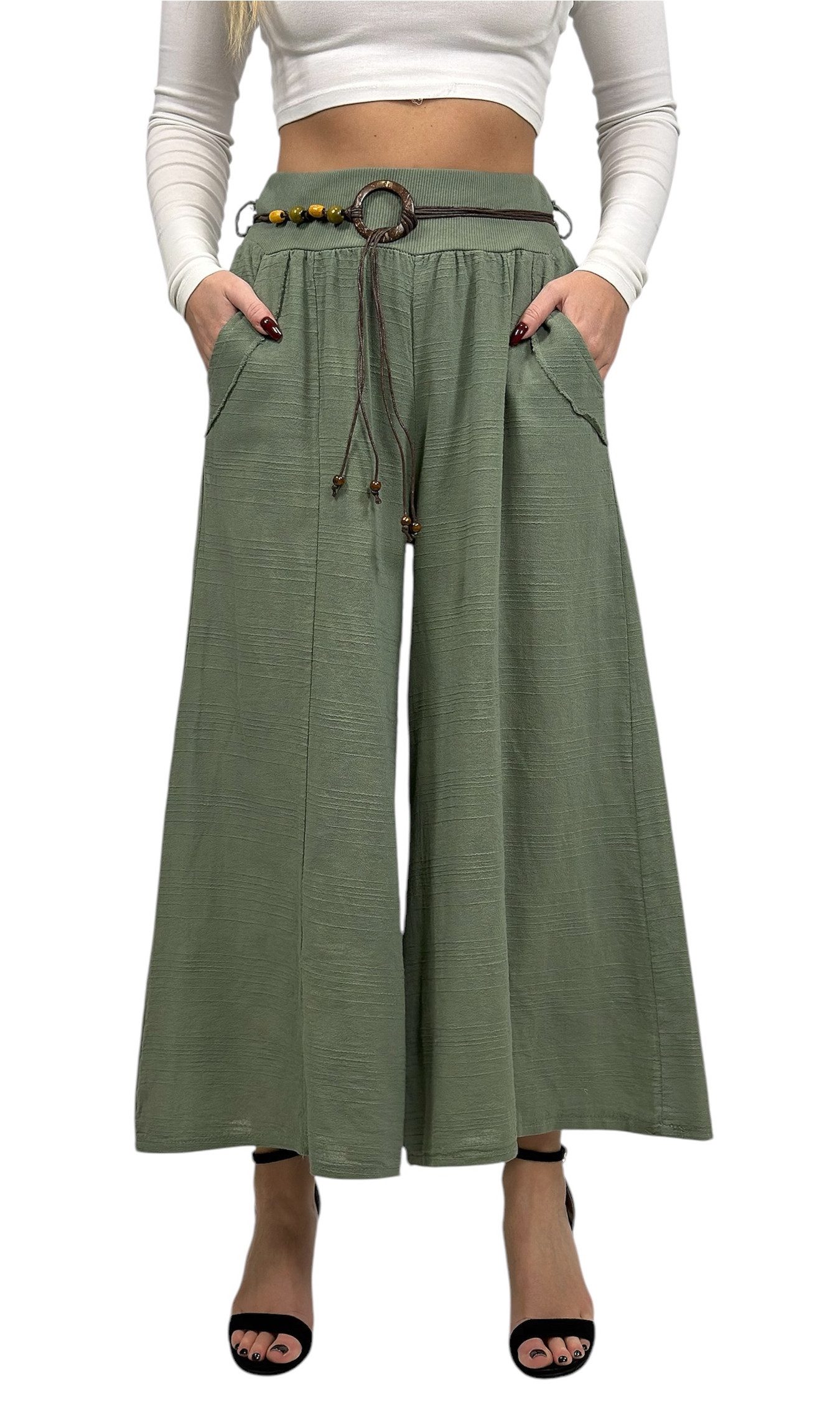 Mississhop Stoffhose Baumwollhose 100 % Baumwolle günstig online kaufen