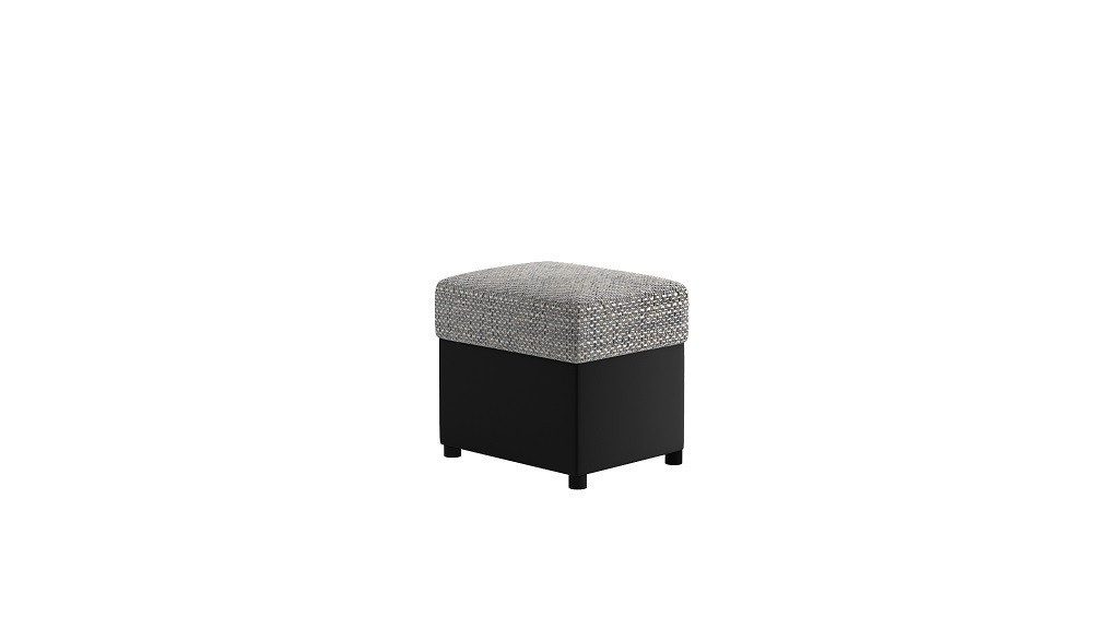 Xlmoebel Hocker Sofa Pouf Polster Beistell- und Fuß Ottomane Möbel (Hocker, 1 St., 1x Hocker), Made in Europa