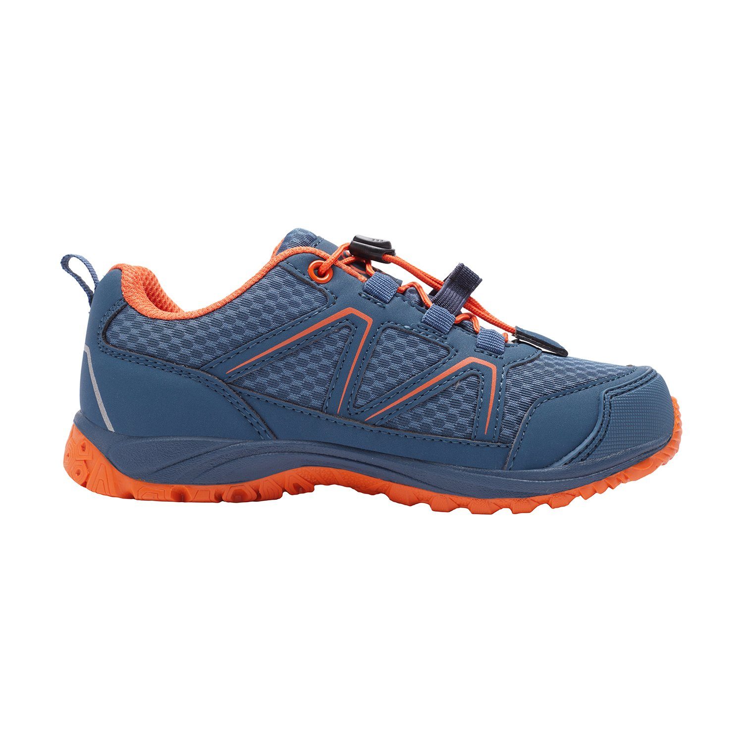 SKARVAN / TROLLKIDS Mystik Low Blau Orange Wanderschuh