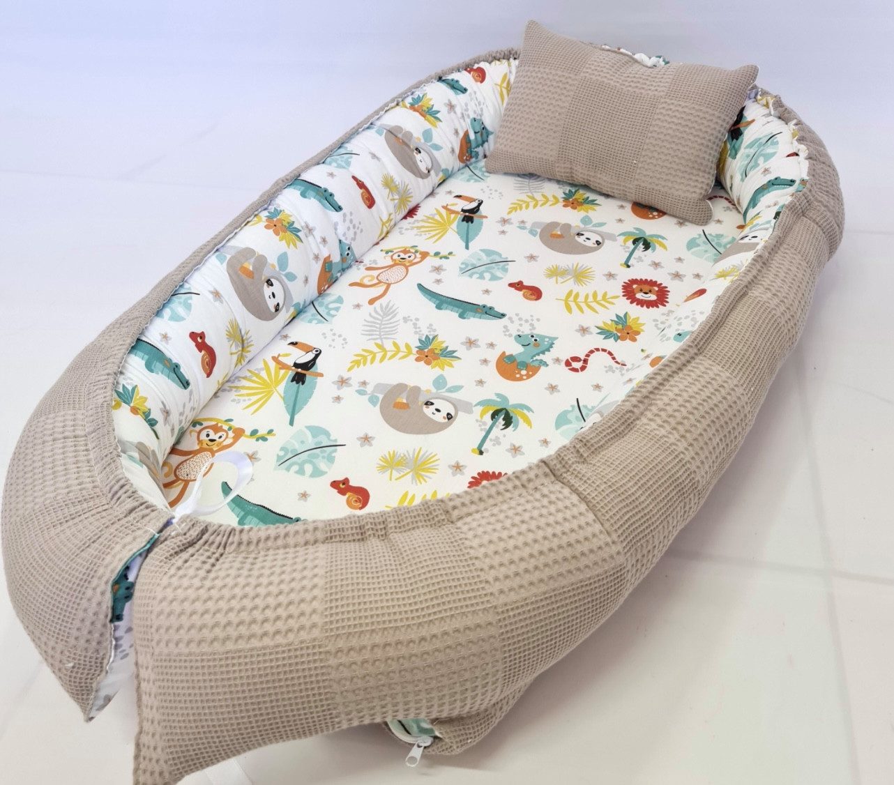 Baby Fancyroom Bettnestchen Babynest mit XL Liegefläche dicke Matratze 100% günstig online kaufen