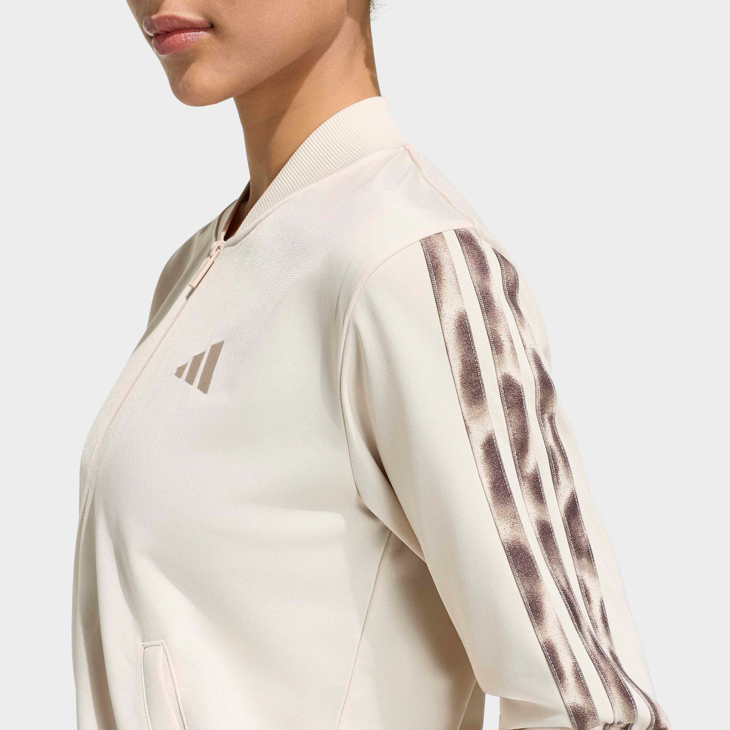 adidas Sportswear Trainingsanzug 3-STRIPES LEOPARD PRINT (2-tlg) – Bild 4 von 5