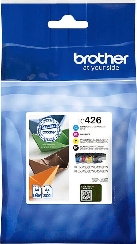 4-tlg) Pack (Packung, Tintenpatrone Value LC-426VAL Brother
