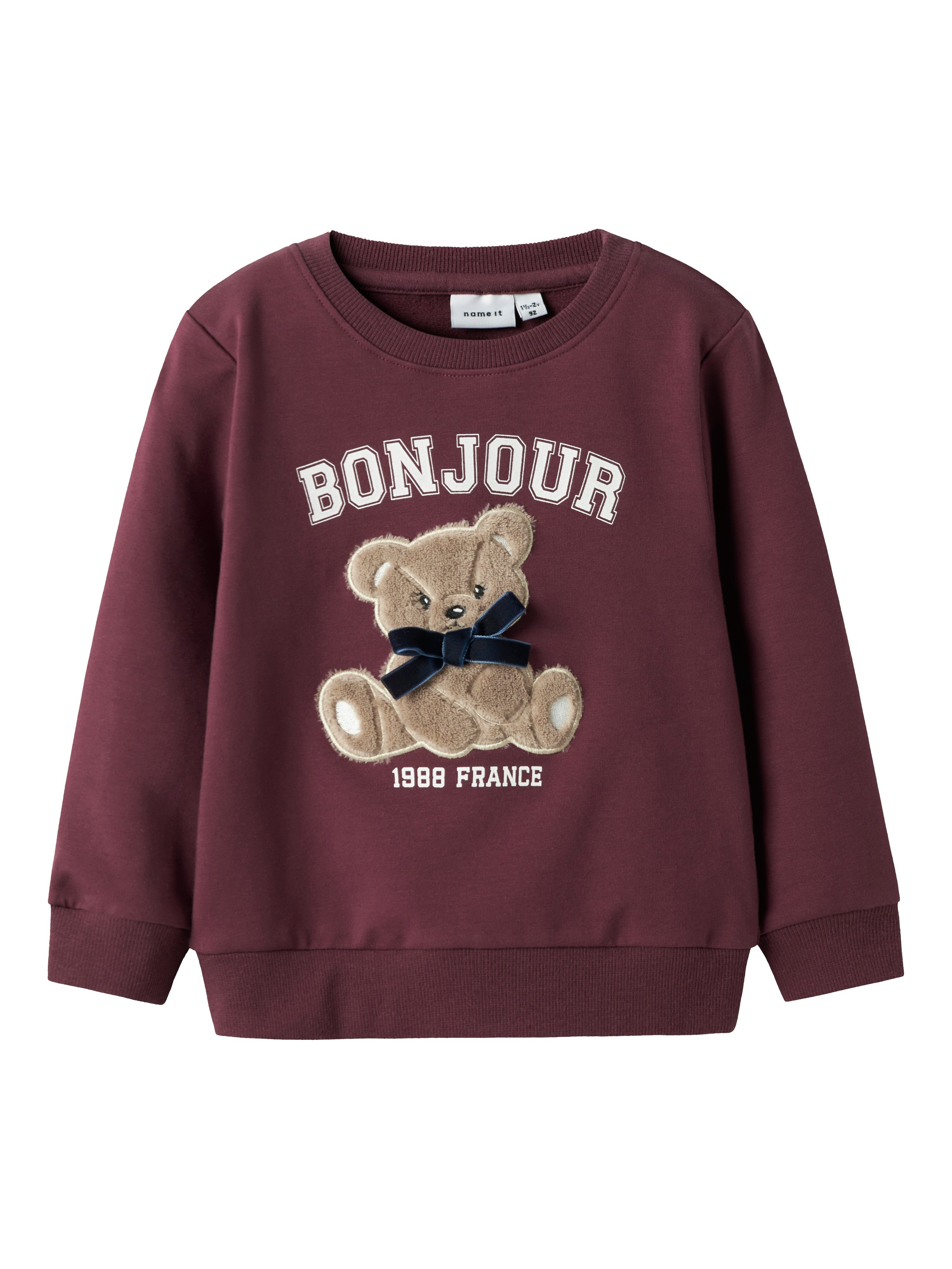 Name It Sweatshirt NMFREAR LS SWEAT BRU