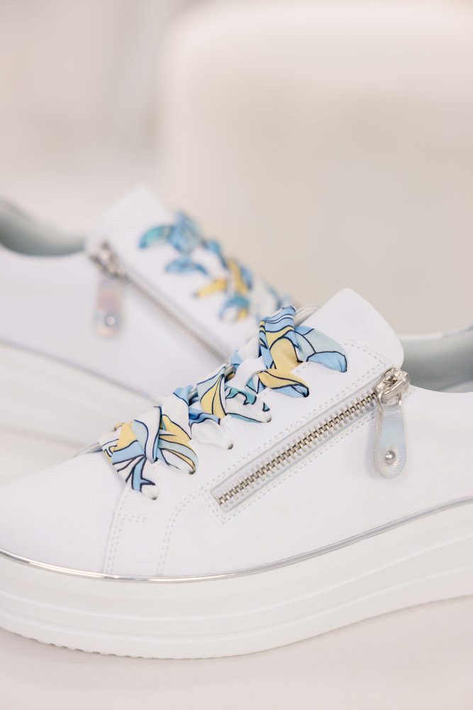 Remonte Plateausneaker Freizeitschuh, Halbschuh, Schnürer mit Wechselfußbett