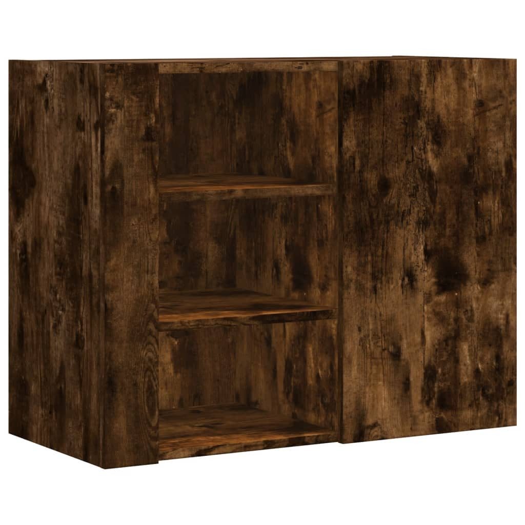 vidaXL Regal Wandregal Räuchereiche 75x35x60 cm günstig online kaufen
