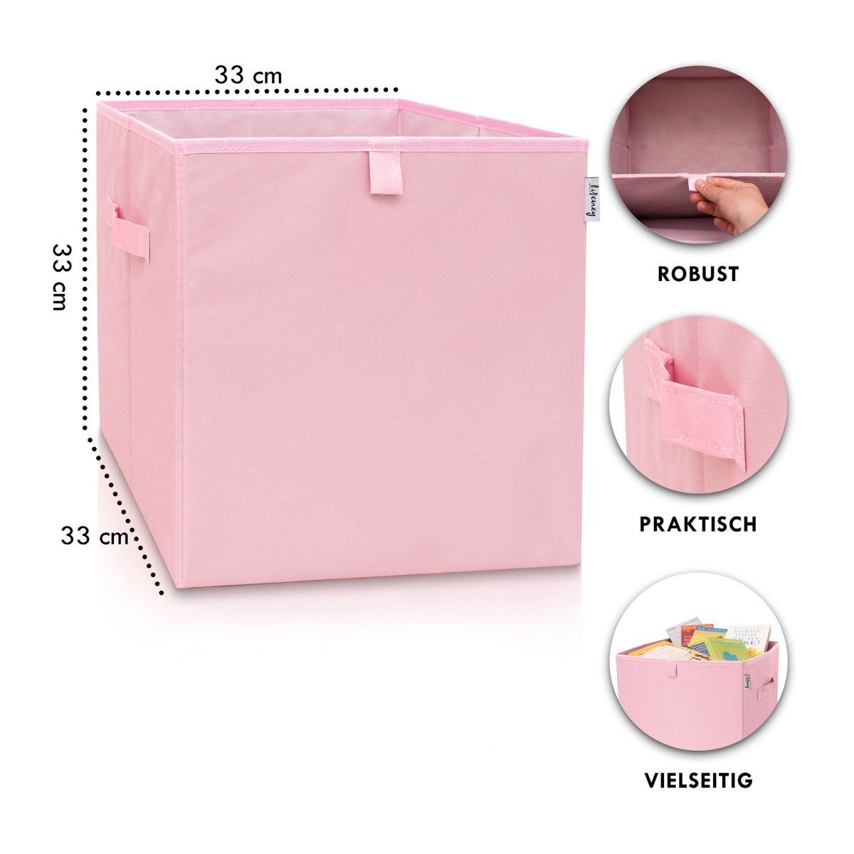 Lifeney Faltbox Aufbewahrungsbox, Rosa günstig online kaufen