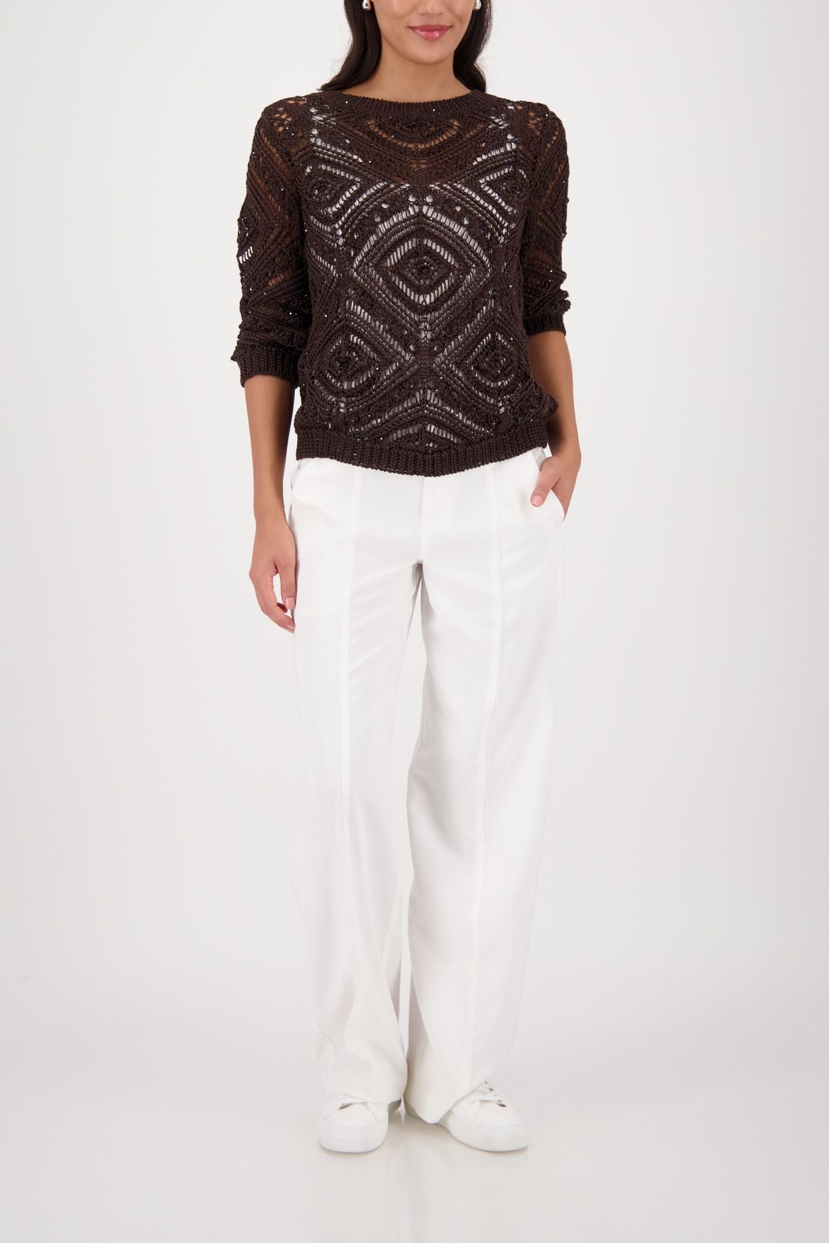 Monari Ajourpullover