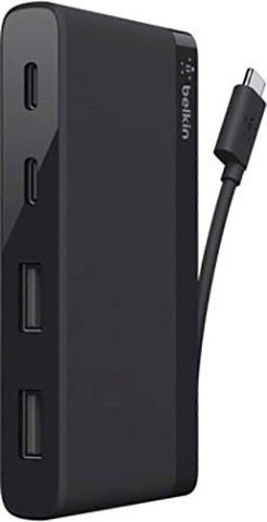 4-Port USB-C Travel Hub (2x USB A, 2x USB C) USB-Adapter