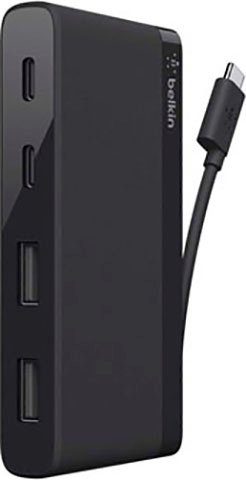  Belkin 4-Port USB-C Travel Hub (2x USB...