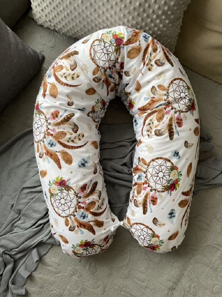 Loolay Stillkissen MINKY/ Baumwolle Seitenschläferkissen GRAU günstig online kaufen
