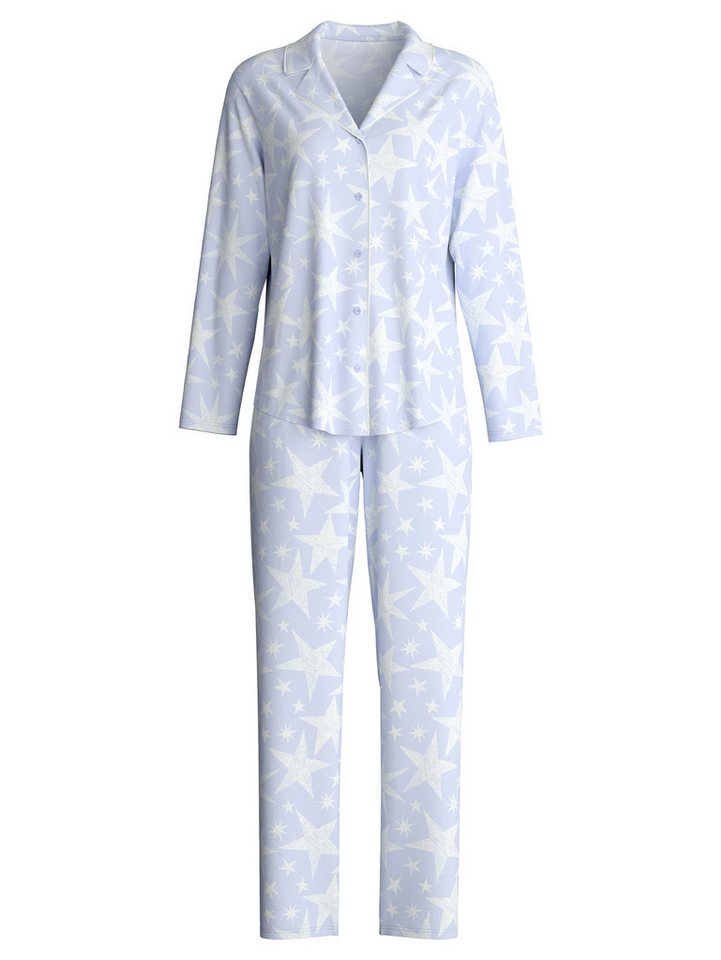 CALIDA Pyjama Cosy Nights Damen (2 tlg) weich, wärmend und bequem