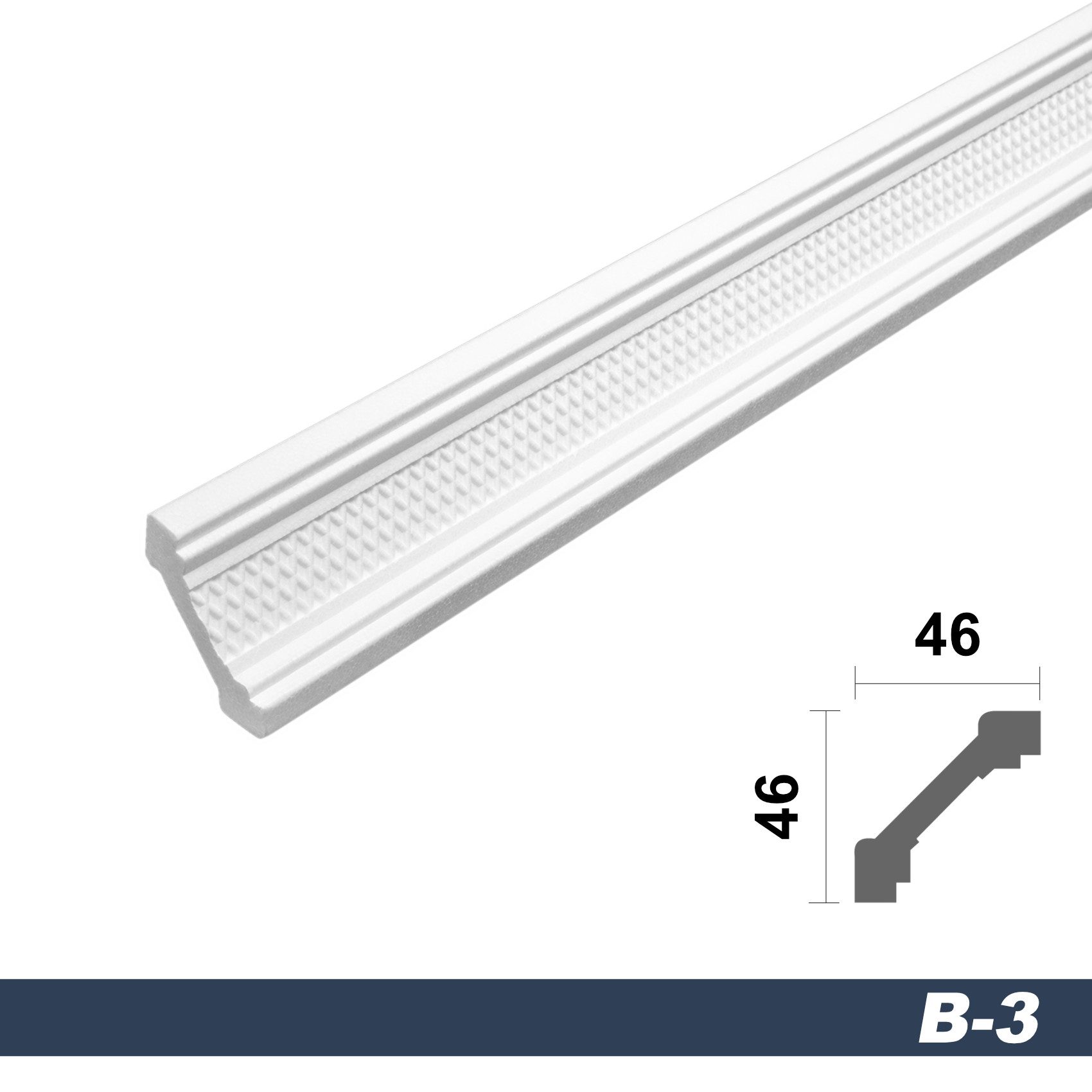 marbet design Stuckleiste B-03, 50 Meter, günstig online kaufen