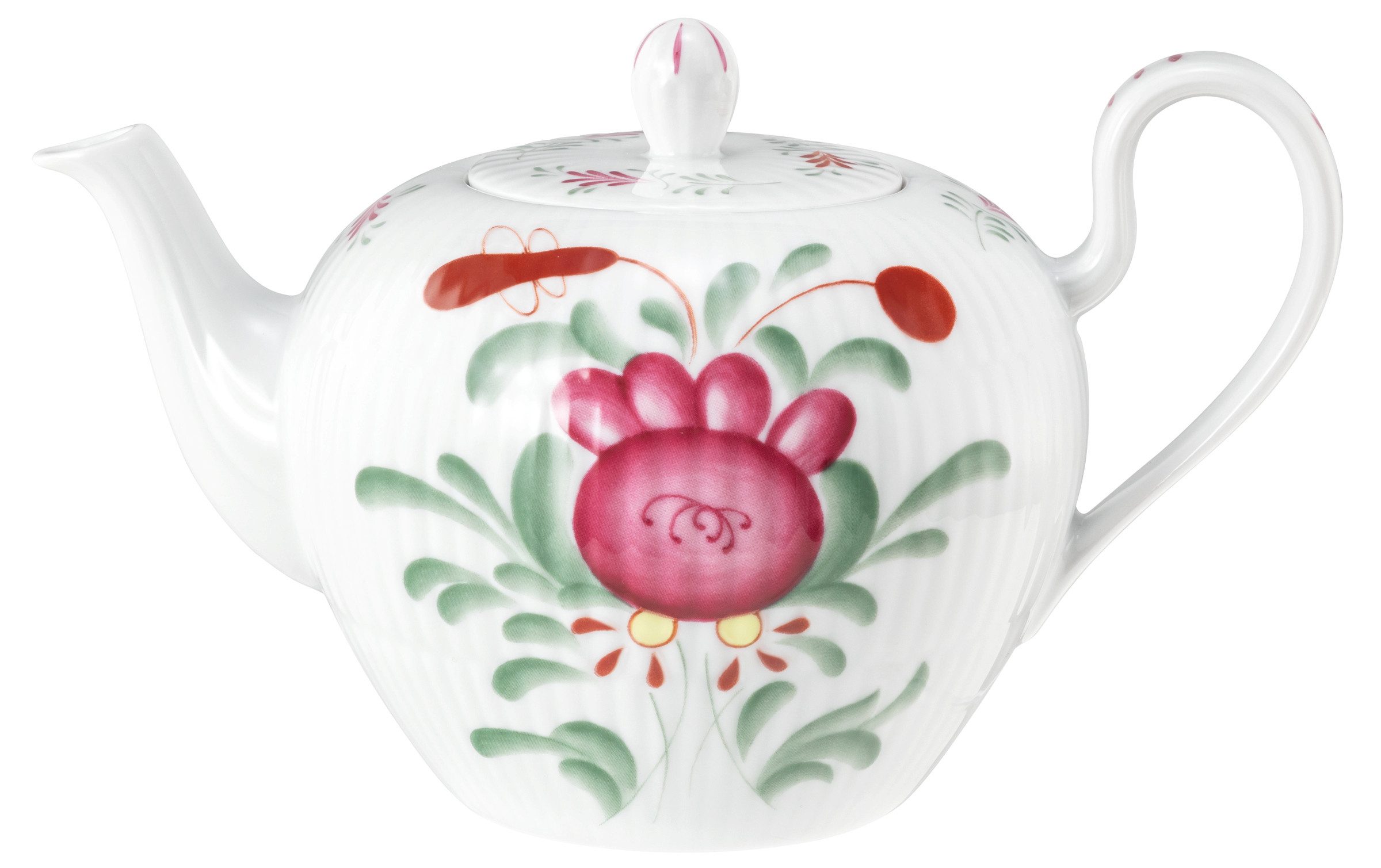Seltmann Weiden Kanne Amina Ostfriesenrose, 0,75 l, (1-St), Kaffeekanne, Teekanne mit Relief
