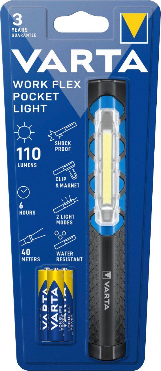 VARTA Taschenlampe WORK FLEX POCKET LIGHT