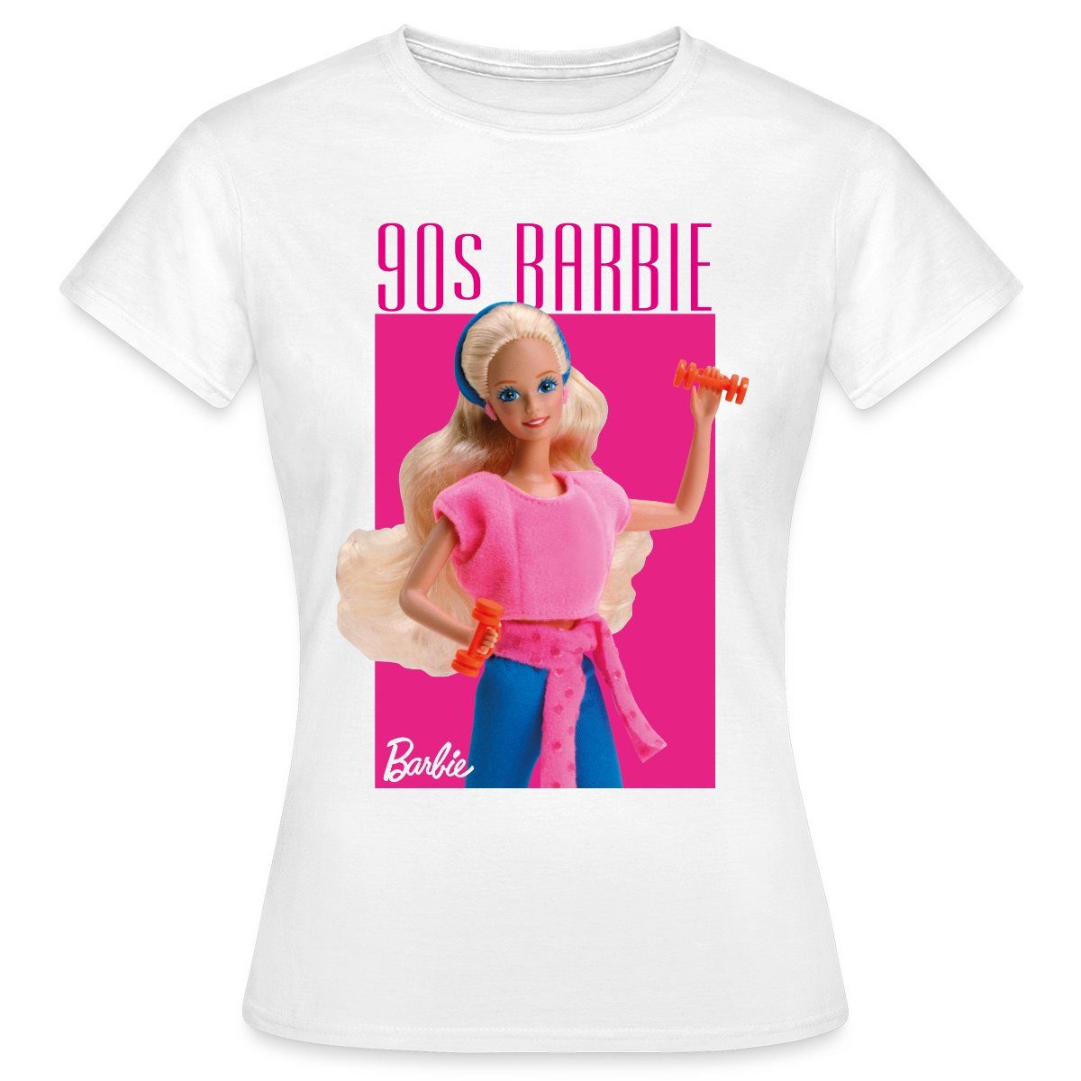 Spreadshirt T-Shirt Barbie Porträt Charakter 90er günstig online kaufen