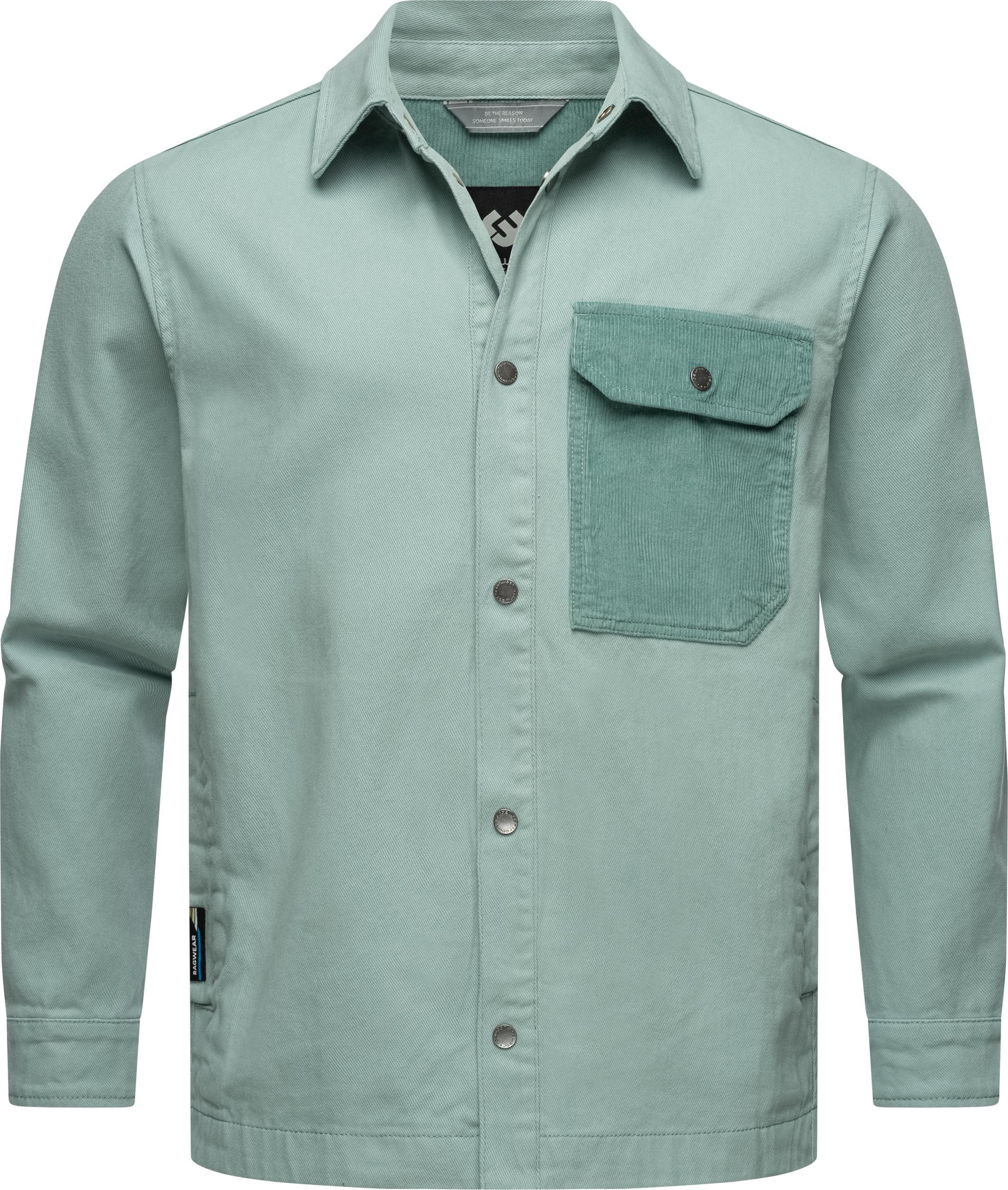 Ragwear Outdoorhemd Garwend Stylisches Herren Holzfällerhemd mit Brusttasch günstig online kaufen