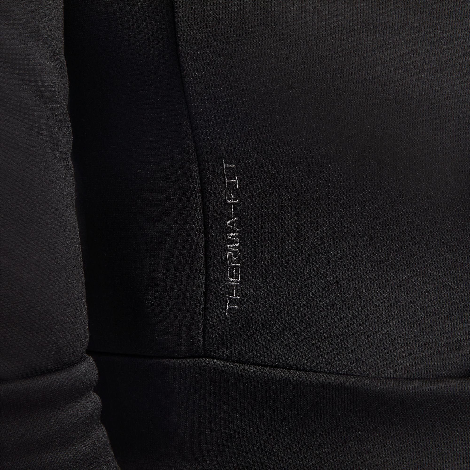 Kapuzensweatshirt HOODIE BLACK/BLACK/WHITE THERMA-FIT Nike PULLOVER FITNESS MEN'S