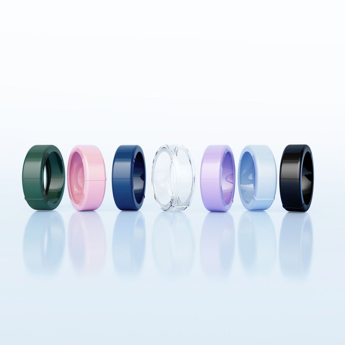 RingConn Schutz-Set Protector - täglicher Schutz, ganz nach deinem Stil, Medizinisches Silikon, Gr. S für RingConn, Größe 6-8