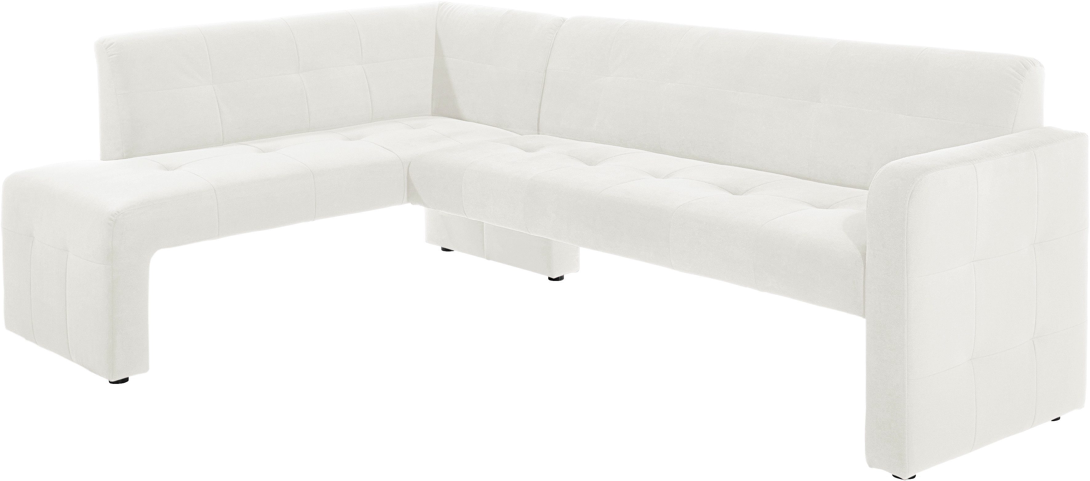 exxpo - sofa fashion Essbank Barista, bequem und elegant, hohe Bodenfreiheit, Eckbank Barista bequem und elegant, hochwertige Detailverarbeitung