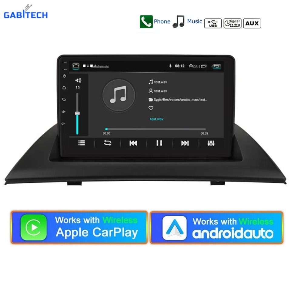 Android GABITECH Autoradio zoll BMW Autoradio E83 11 9 X3 2004-2012