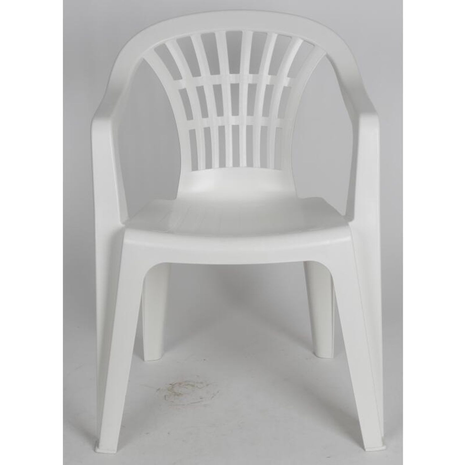 Ipae-Progarden Gartenstuhl Gartenstuhl Monoblock Lyra Weiß Stapelstuhl Bist günstig online kaufen