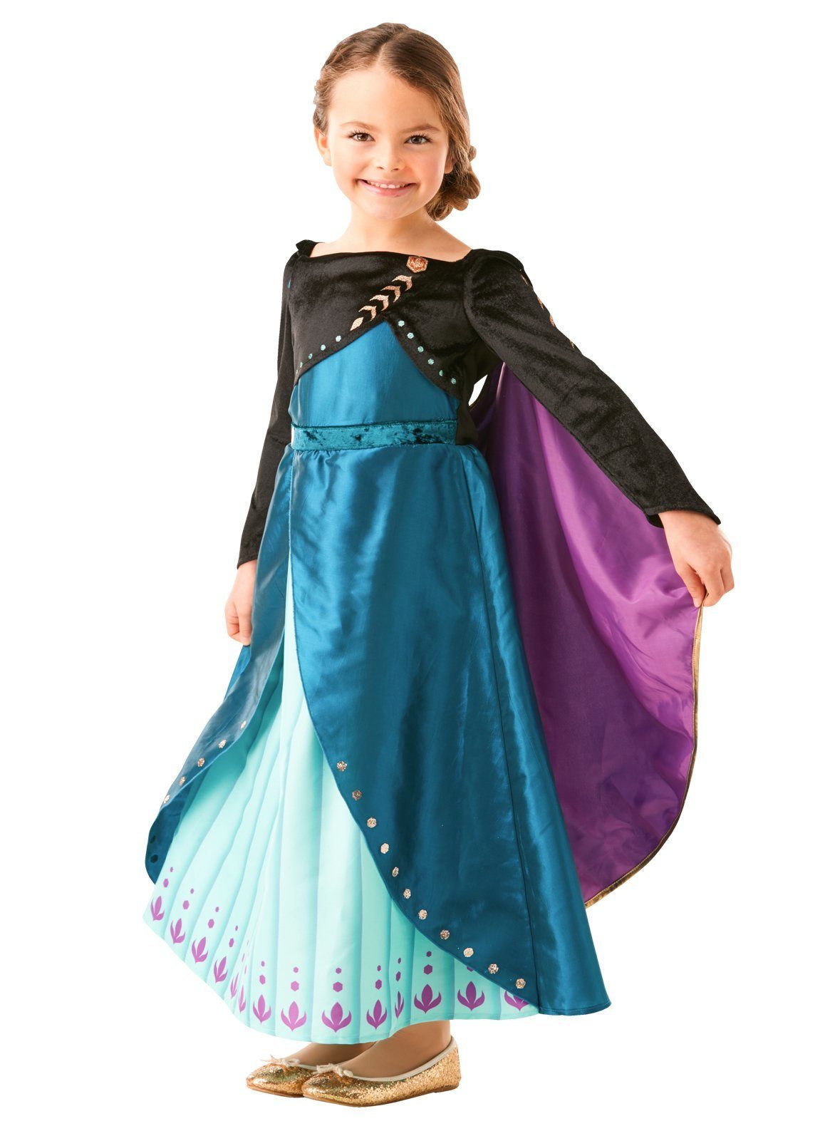 Rubie´s Kostüm »Die Eiskönigin 2 Königin Anna Kinderkostüm«, Annas schönes  Kleid, nachdem sie zur Königin von Arendelle wurde online kaufen | OTTO