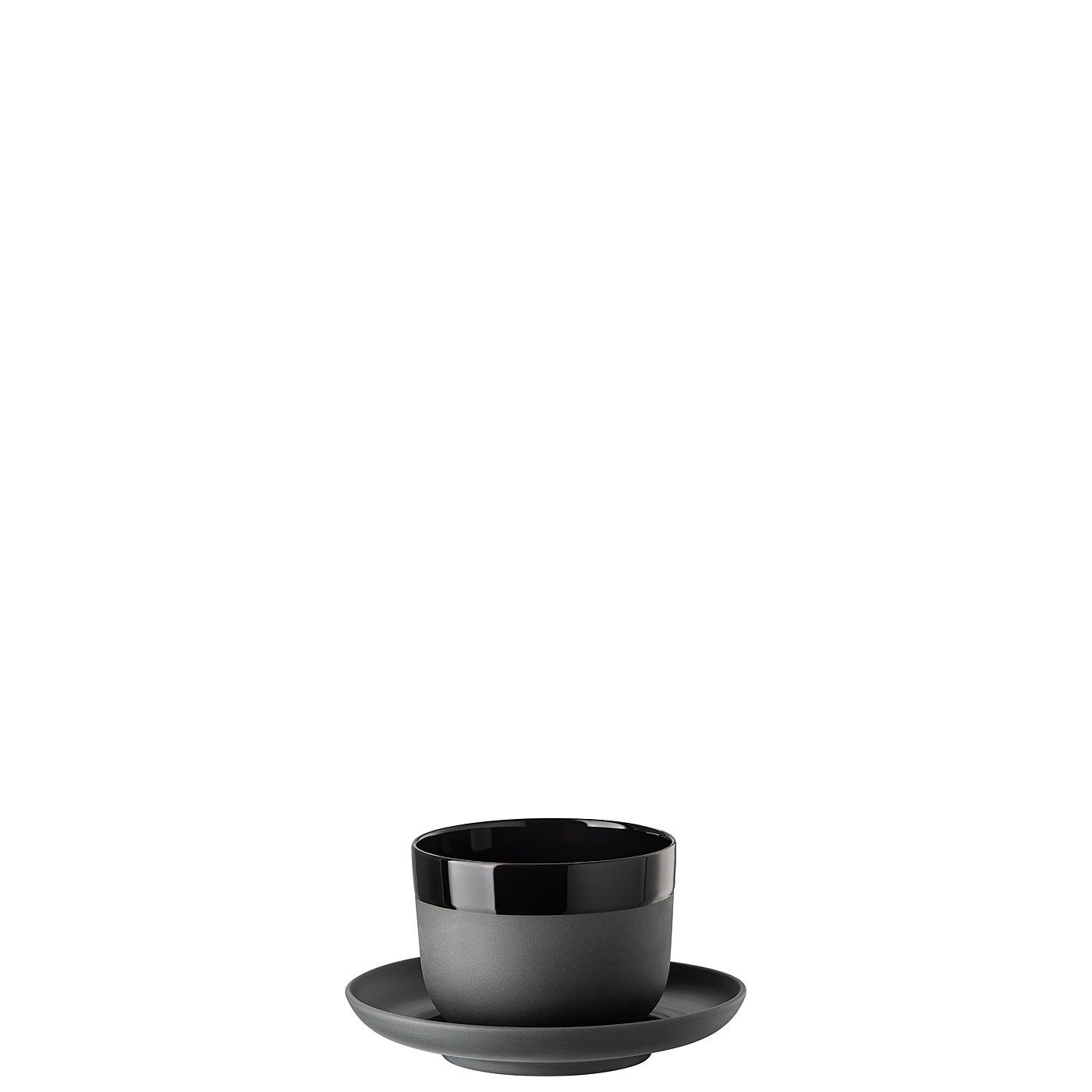 Rosenthal Tasse Cappello schwarz Tasse 2-tlg., Porzellan