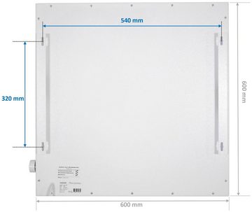 Vasner Infrarotheizung Konvi 600, 600 W, Wandmontage, mit Thermostat