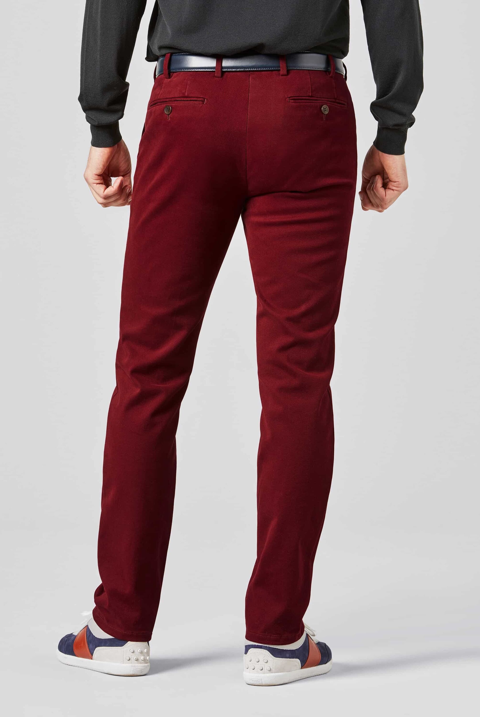 MEYER Chinos Bonn Super-Stretch Winter Twill, mit Stretch-Dehnbund