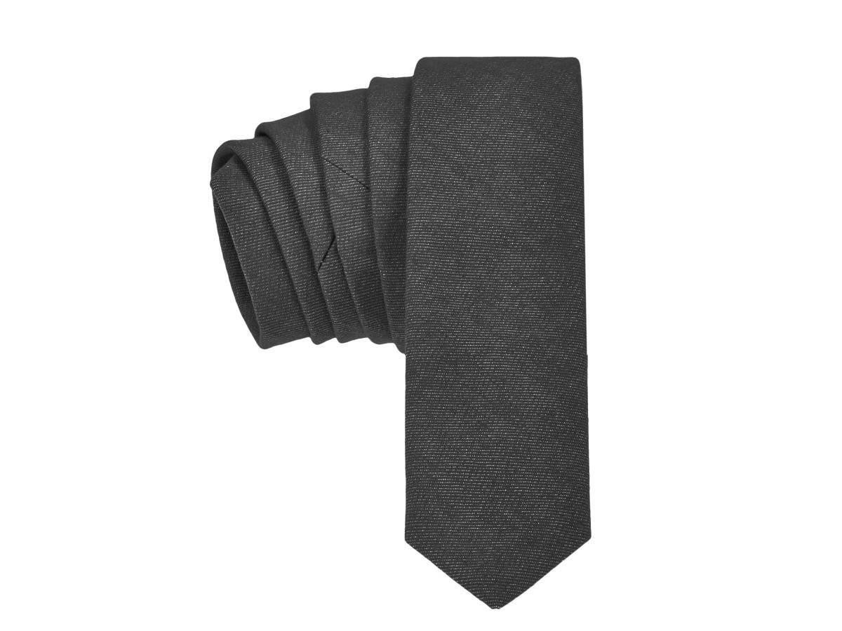 Sir Redman Krawatte "Work" Denim 6,5cm für Herren und Damen trendiger Denim Look für Gastro und Service, 6,5cm breit, 144cm lang