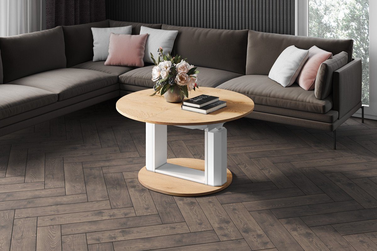 designimpex Couchtisch Design HEM-111 Hochglanz ausziehbar günstig online kaufen