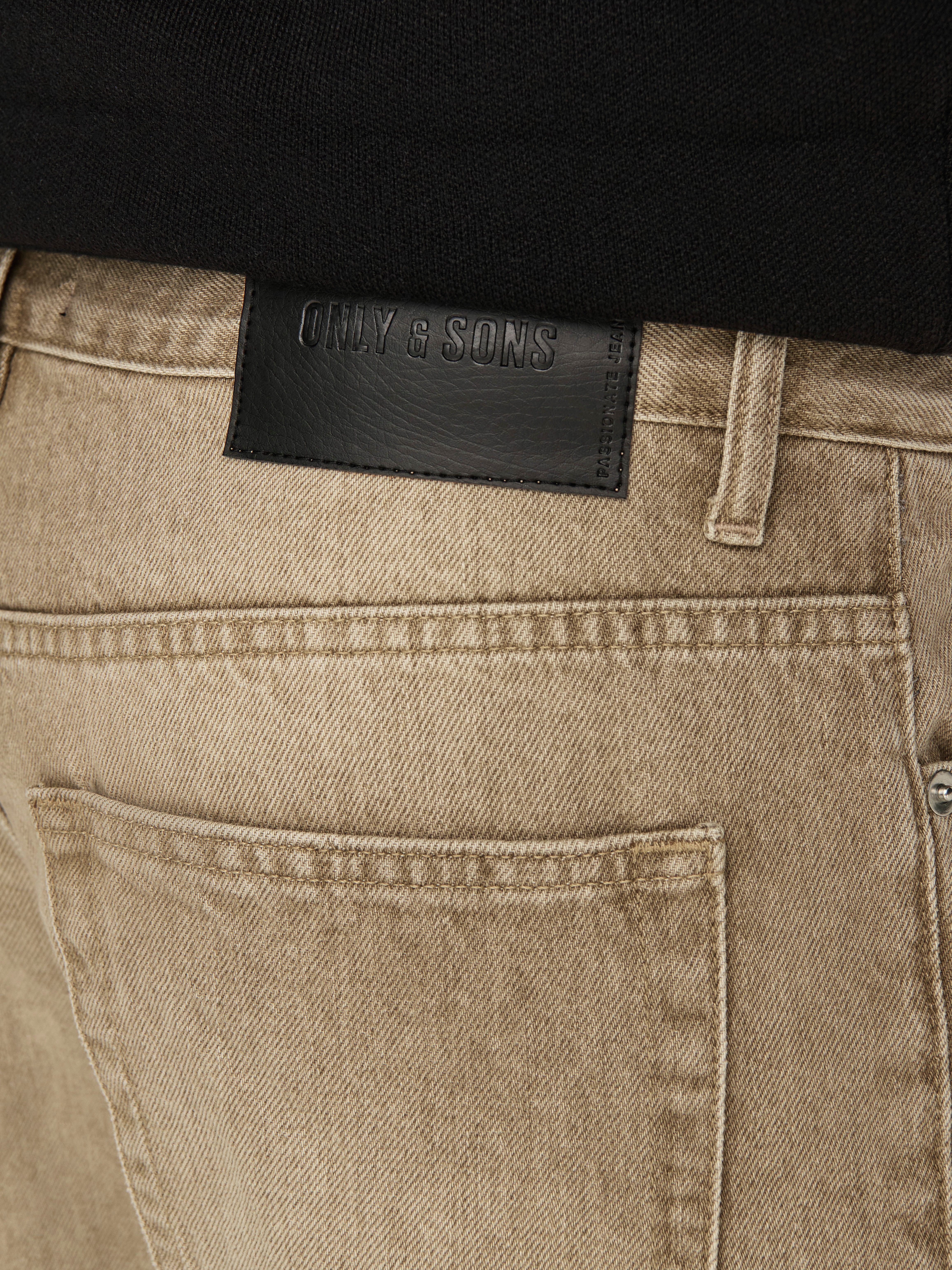 ONLY & SONS Regular-fit-Jeans ONSEDGE STRAIGHT BROMO 0017 DOT DNM NOOS