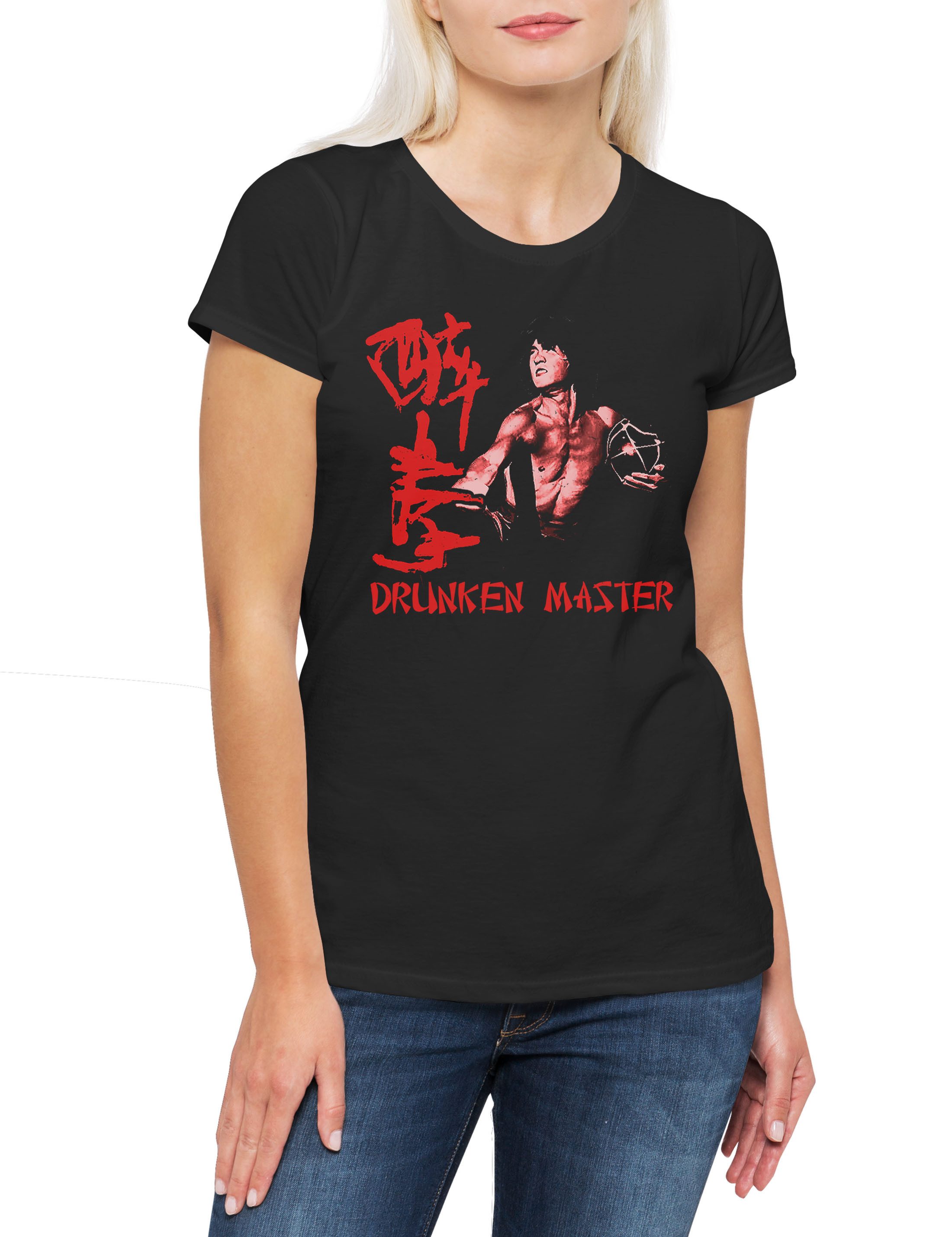 Print-Shirt Drunken Master Damen T-Shirt Chan Martial Arts Comedy Kung Fu Jackie