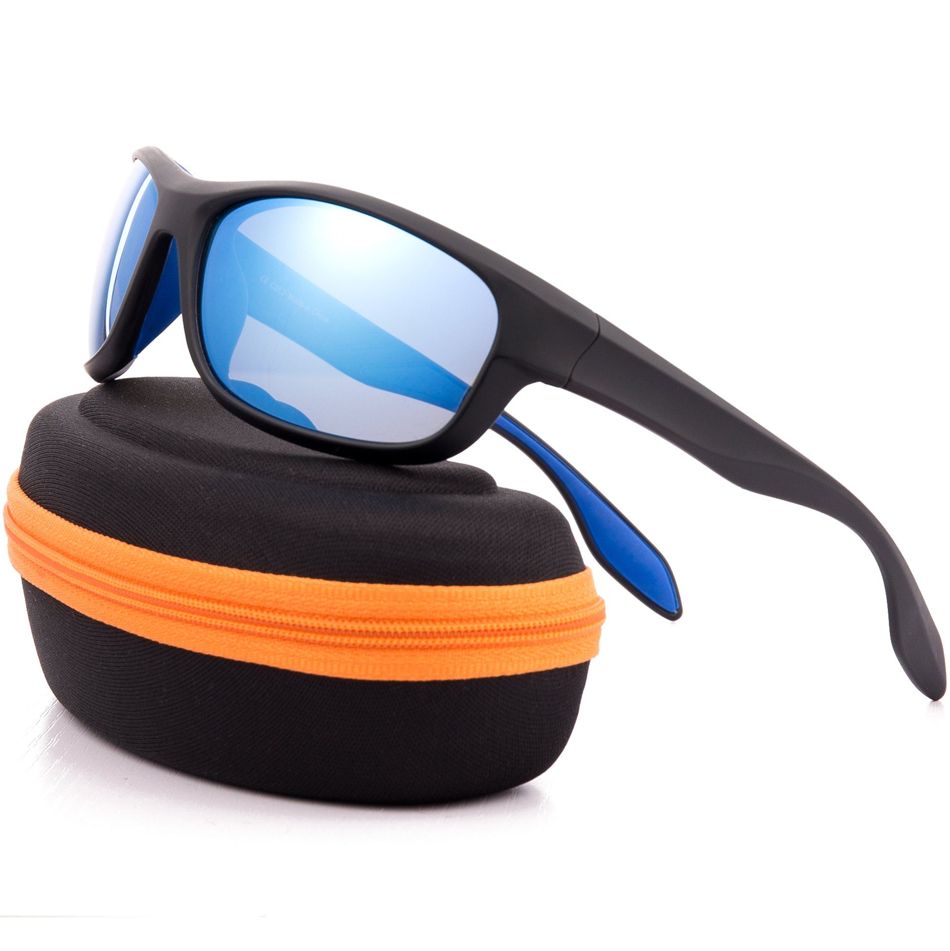 Fahrradbrille für Männer Frauen mit 3 Wechselobjektiven OULIQI Fahrradbrille Anti-UV400 zum Fahren Angeln Glof Baseball Laufen Wandern Polarisierte Sportsonnenbrille 
