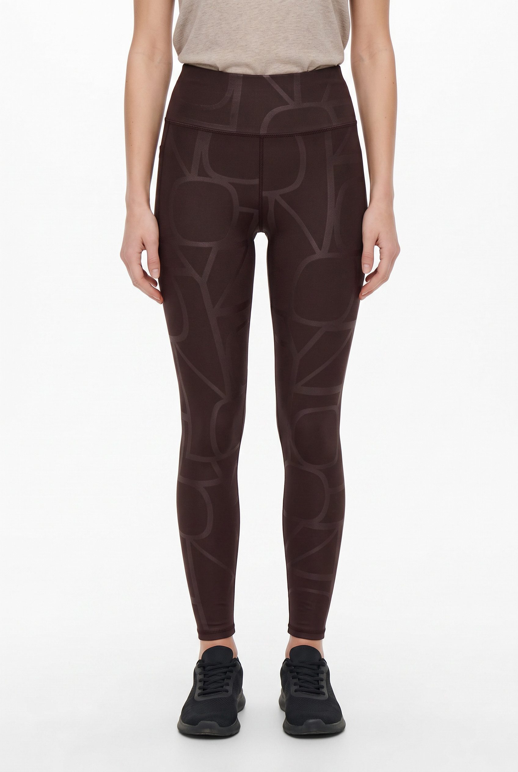 ONLY Play Funktionstights ONPFONT-2 LOGO HW PCK TIGHTS NOOS mit reflektierenden Details