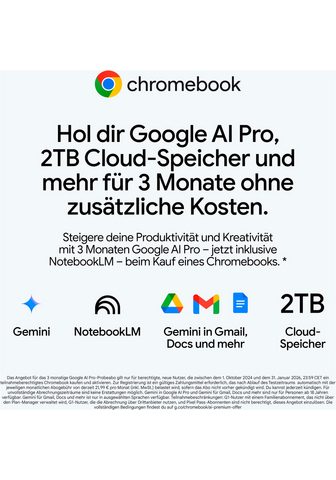 Lenovo nešiojamas kompiuteris Duet 3 Chrome 11Q727 nešiojamas kompiuteris (2781 cm/1095 Zoll Qualcomm 7c 7c Gen 2 Adreno 128 GB SSD ChromeOS 2-in-1 Kompiuteris su 2K IPS Touch Display)