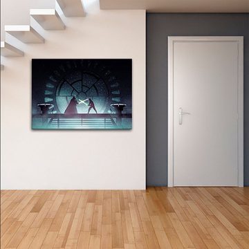 TPFLiving Kunstdruck (OHNE RAHMEN) Poster - Leinwand - Wandbild, Disney Marvel - Star Wars - Lischtschwert - Impressionen (Leinwand Wohnzimmer, Leinwand Bilder, Kunstdruck), Leinwand bunt - Größe 20x30cm