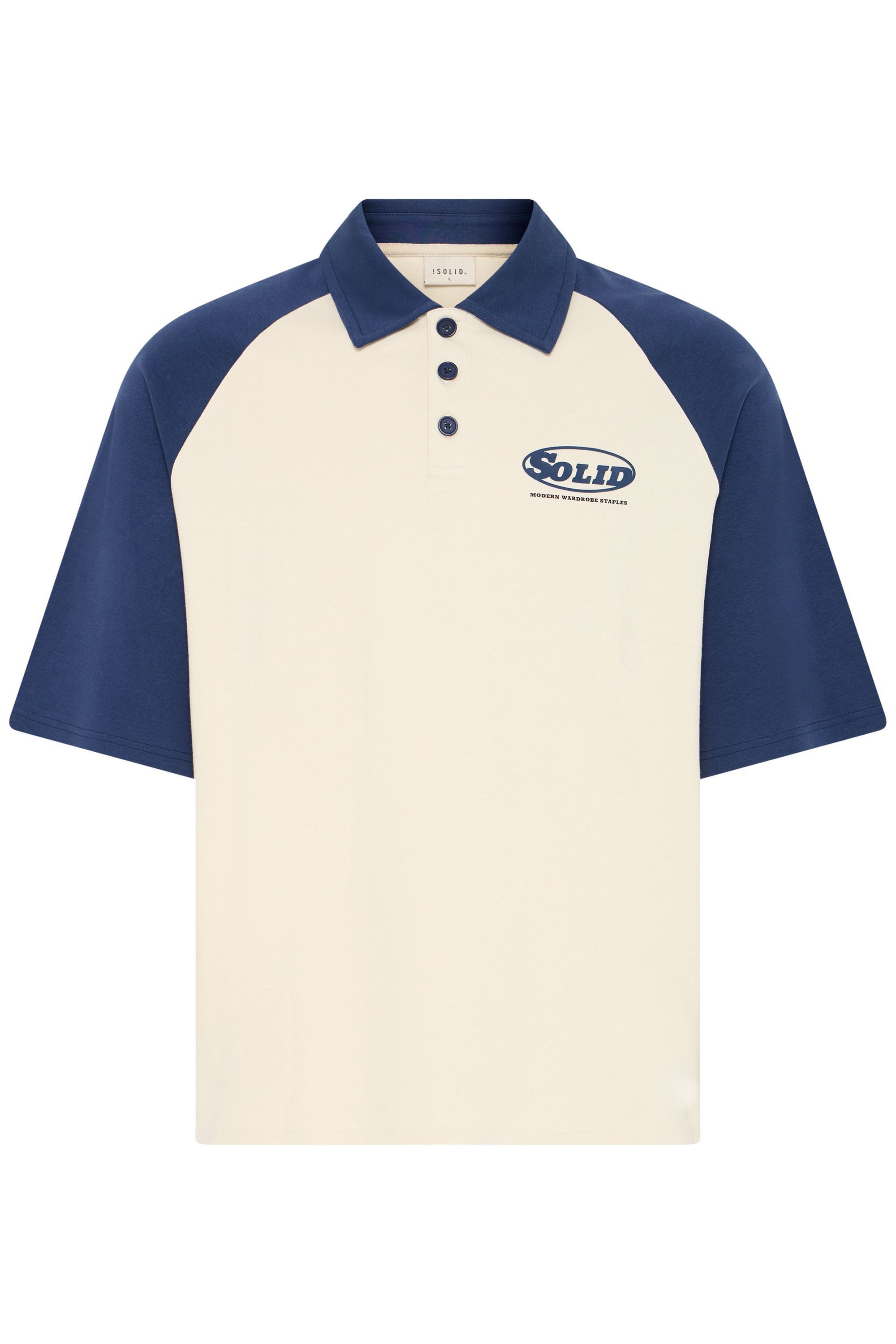 !Solid Poloshirt SDUke Polo-Shirt mit Raglanärmeln - Loose Fit