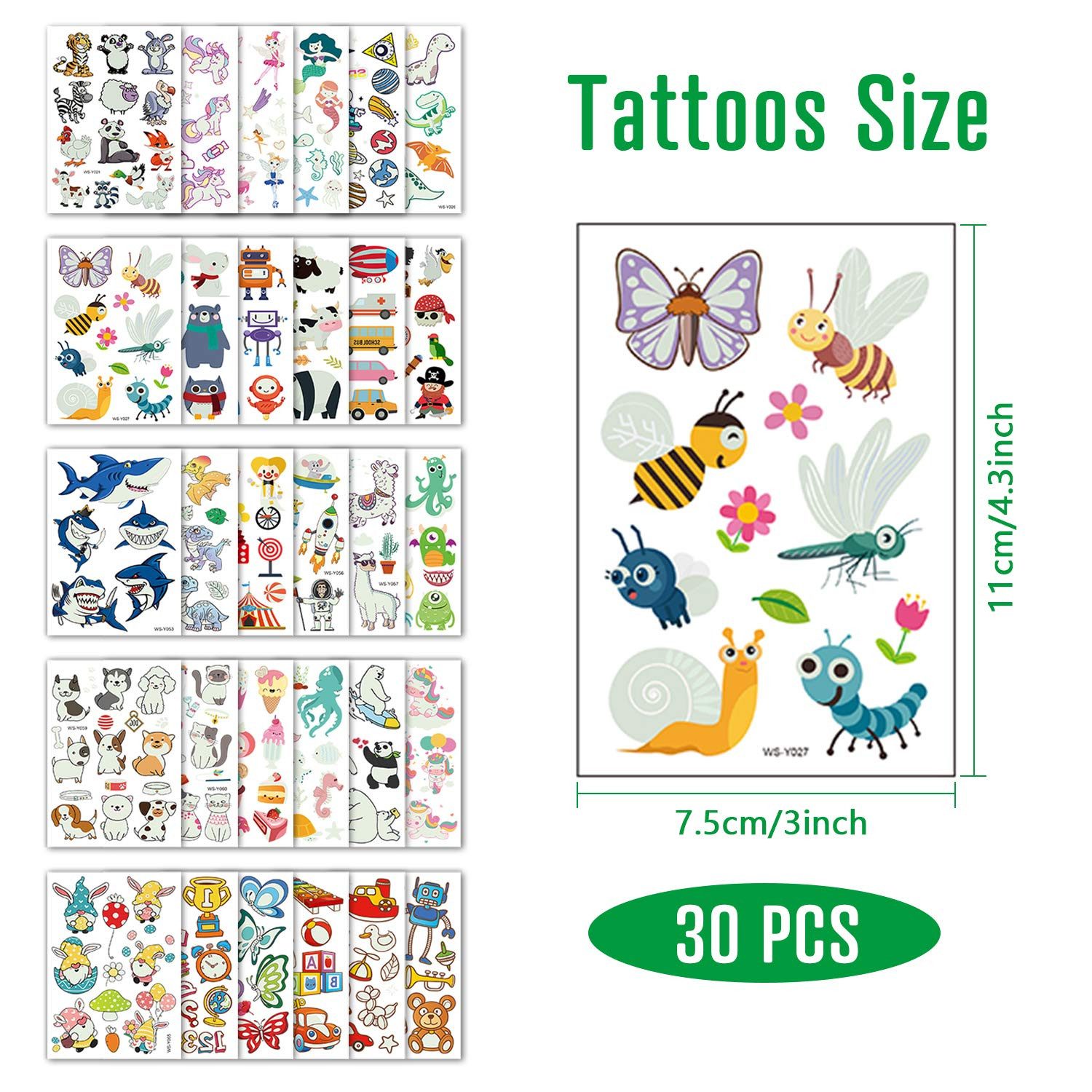 RWEUOQ Dekohänger 30 Blätter Tattoo Leuchtende günstig online kaufen
