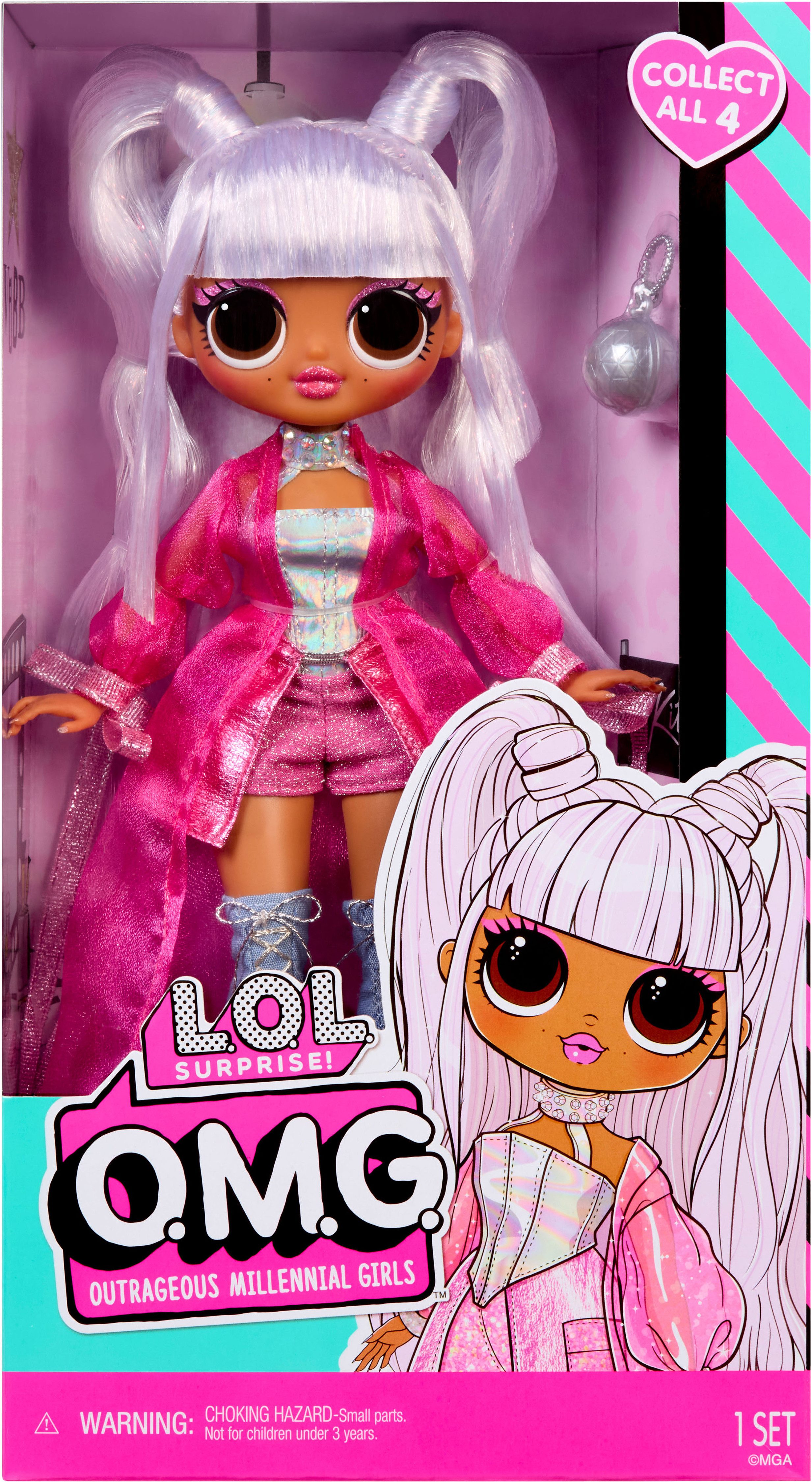 L.O.L. SURPRISE! Anziehpuppe L.O.L. Surprise OMG Entry Doll - Kitty K