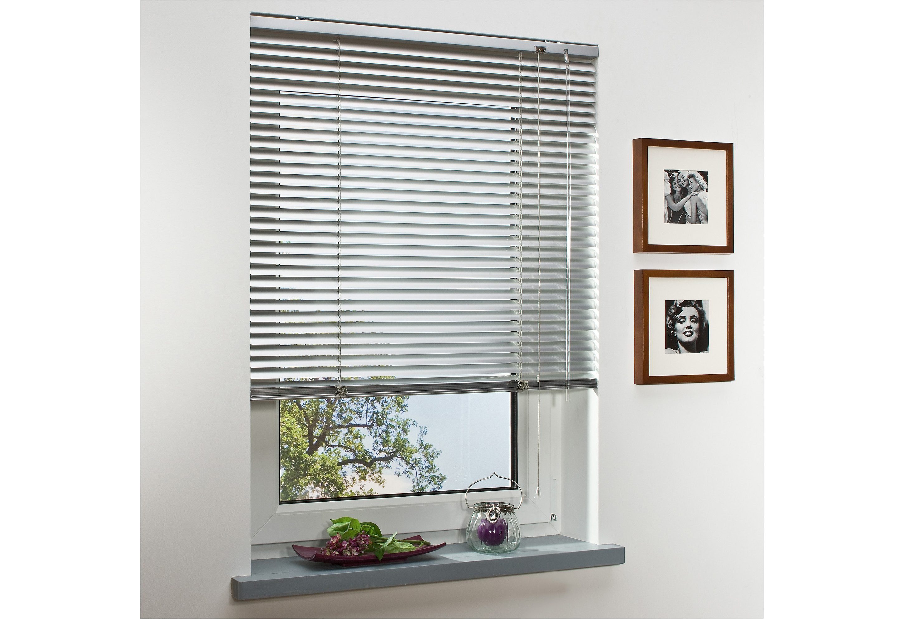 Liedeco Jalousie Aluminium-Jalousie, mit Bohren, freihängend, günstig online kaufen