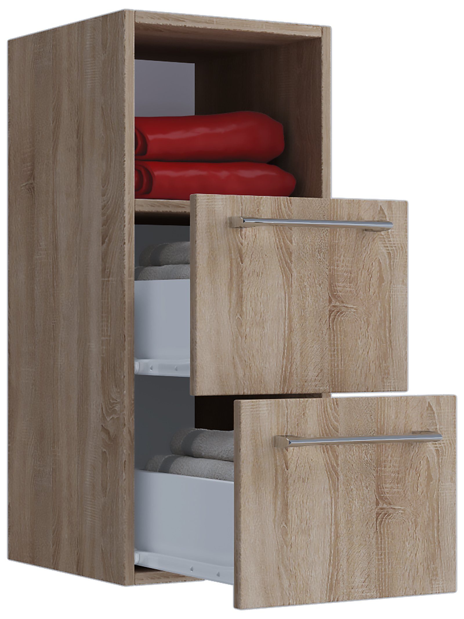 VCM Midischrank Holz Badmöbel Midischrank Badschrank günstig online kaufen