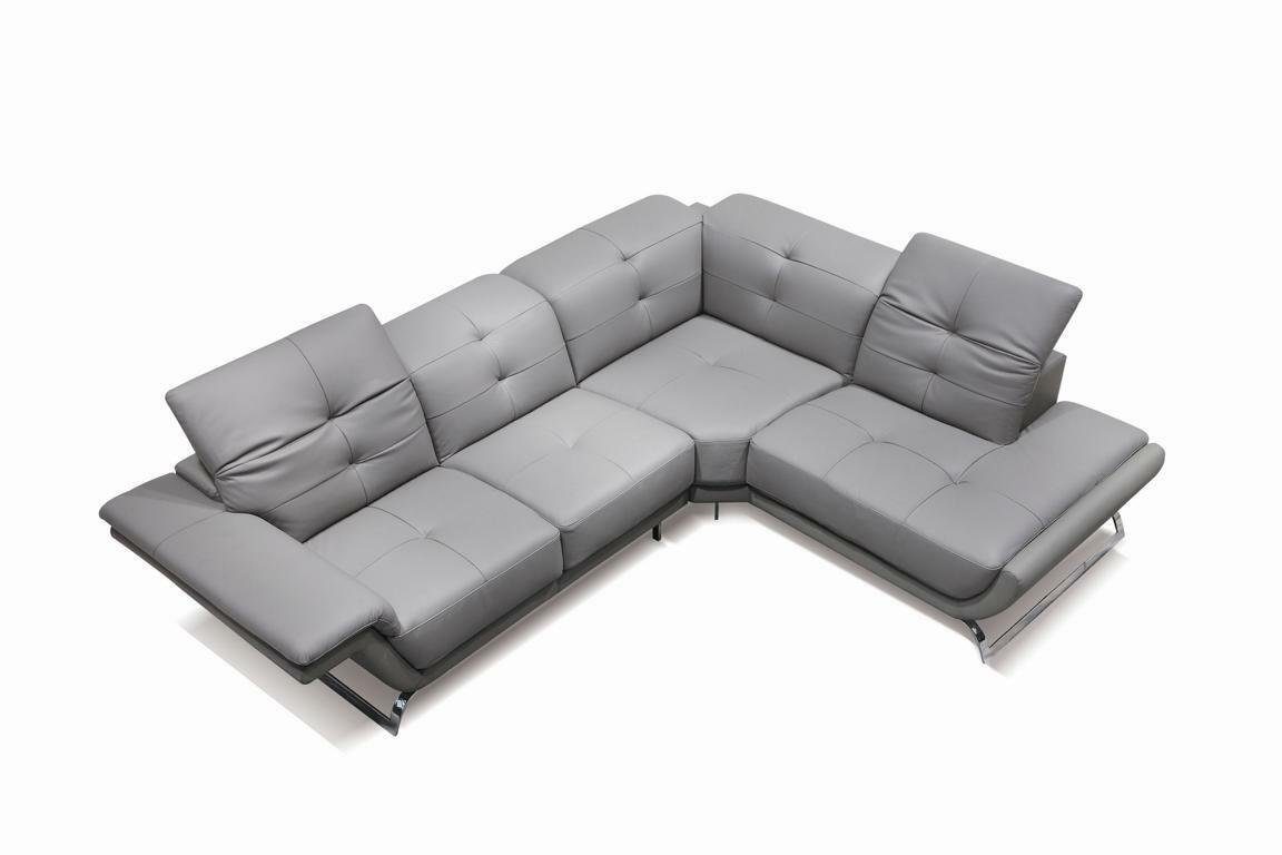 JVmoebel Ecksofa Multifunktion Couch Ecksofa Medien TV Sofa Couch Ledersofa Sofort, Made in Europa