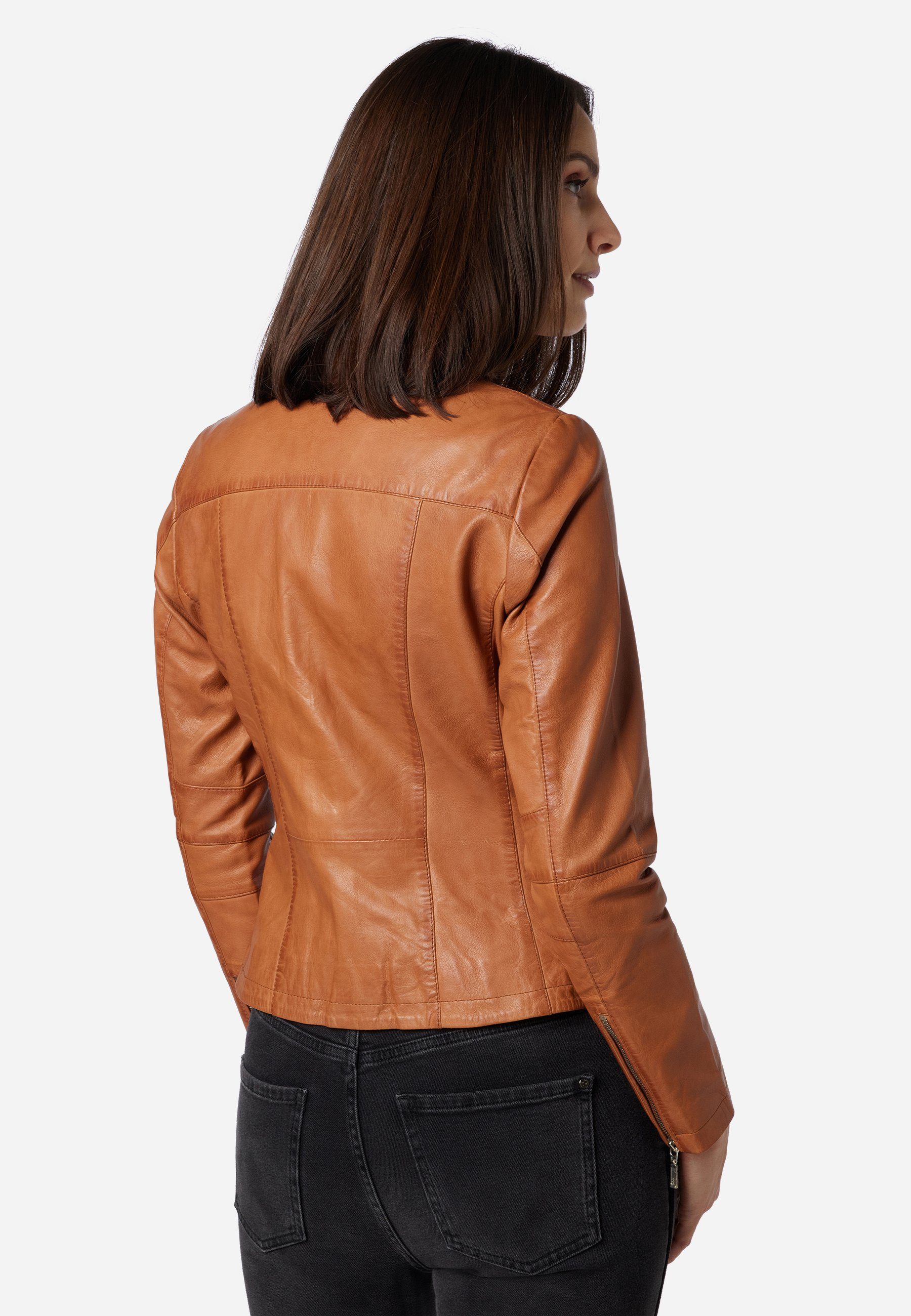 RICANO Lederjacke Abigale Lederjacke aus butterweichem Lamm leder – Bild 4 von 5