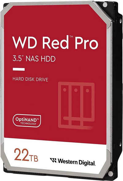 Western Digital WD Red Pro 22TB HDD-NAS-Festplatte (22TB) 3,5"